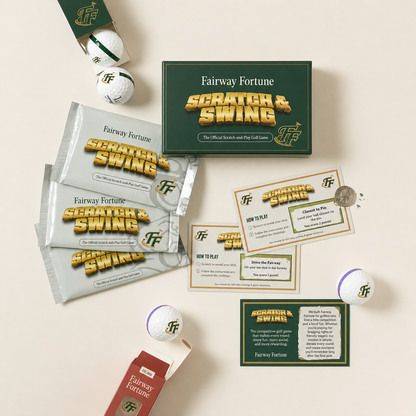 ⛳🏌️‍♂️ Scratch & Swing – The Ultimate Scratch-Off Golf Card Game (3 Decks / 57 Challenges)