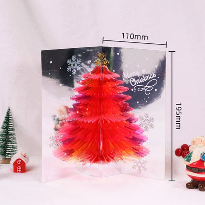 Early Christmas Sale - 3D Pop-Up Christmas Handmade Greeting Cards with Envelope