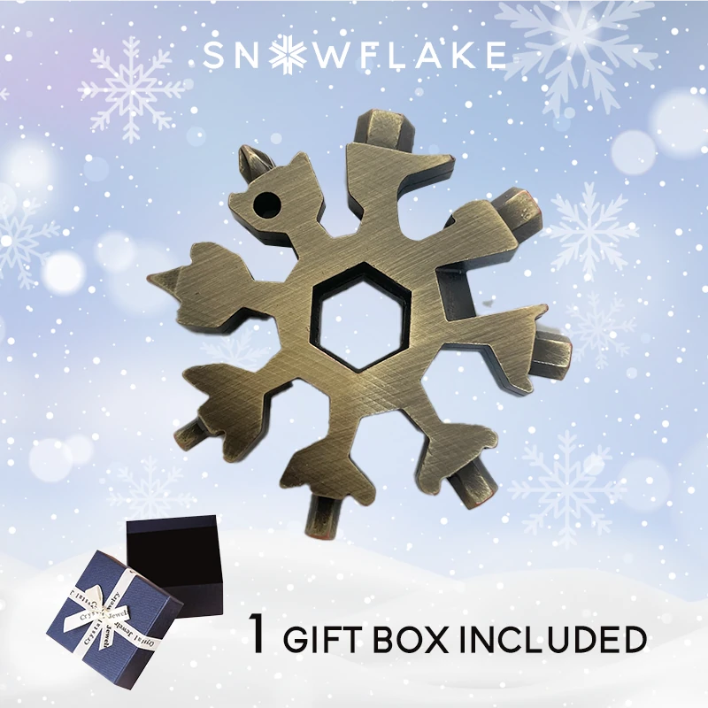 Snowflake - 18-in-1 Multi-Tool Christmas Gift Set 2026