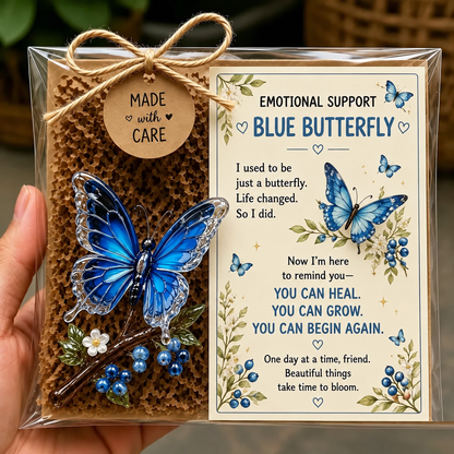 🌸🐝🦛 Emotional Support Animal Gift Set – A Meaningful Little Reminder That You Matter 💕