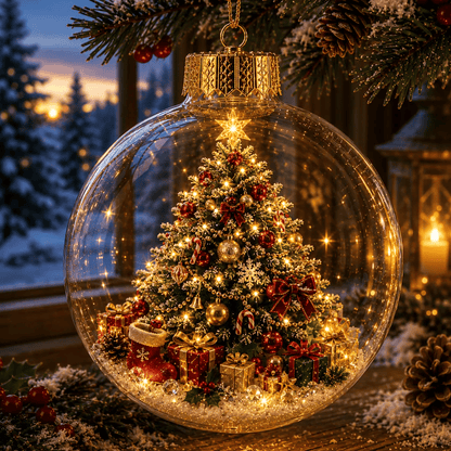 🔥Limited time 50% OFF -✨🎄 Glowing Christmas Story Ornament – Light-Up Mini Holiday Scene(📦Buy 3 Free Shipping)