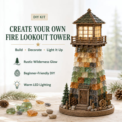 ⏳ Last Day 42% OFF – 🚒 Beginner-Friendly Vintage Firehouse Mosaic Light DIY Kit Collection | Complete Kit with Mosaic Pieces, LED Lights & Step-by-Step Guide Included 💕