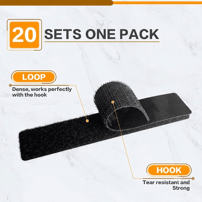 🔥Hot Sale 43% OFF -✨Heavy Duty Hook and Loop Strips with Adhesive