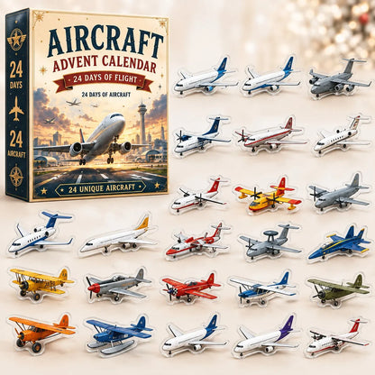 ✈️ Aircraft Advent Calendar 2026 | 24 Days of Flight with 24 Unique Miniature Airplanes, Jets & Aviation Collectibles 🎄🎁