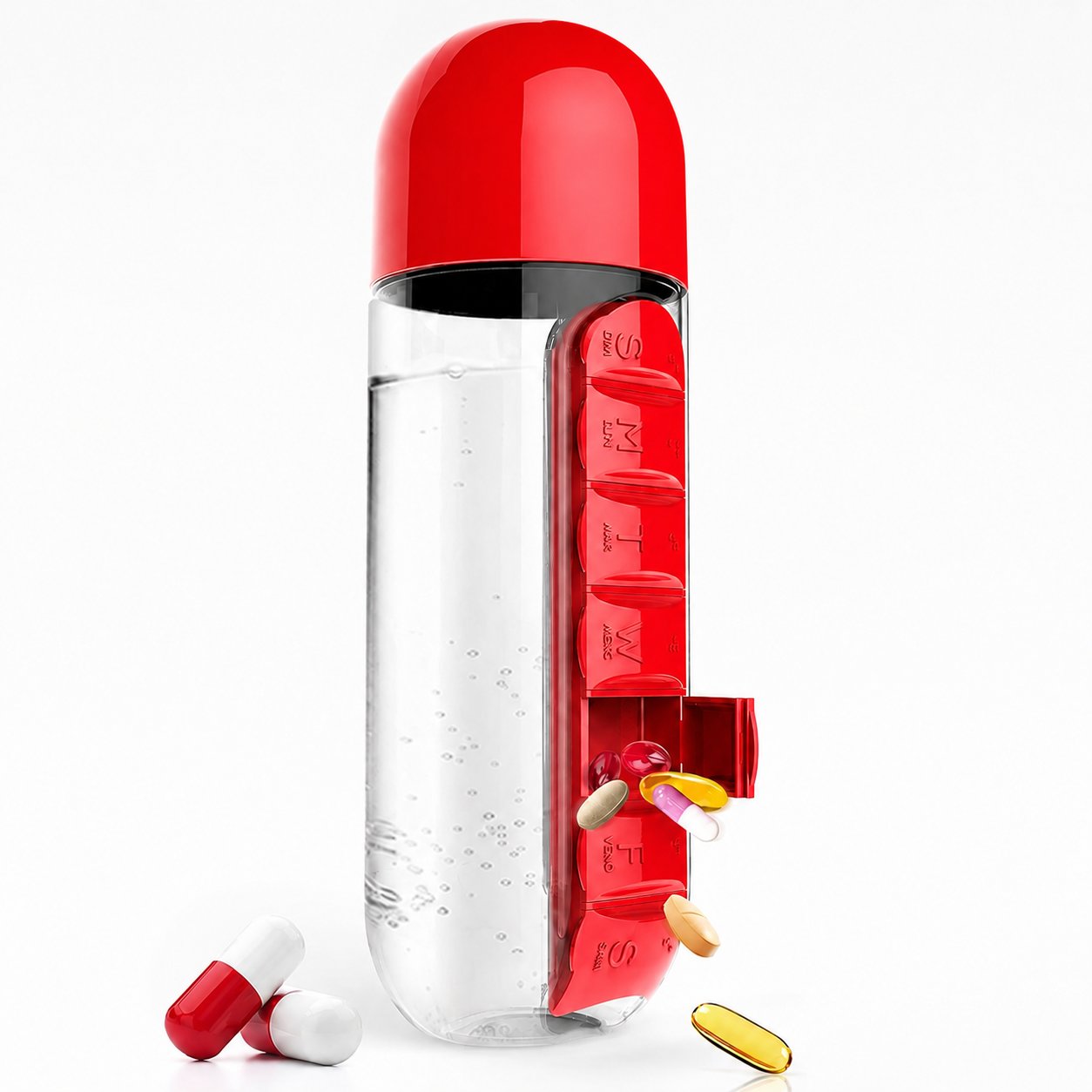 🔥Hot Sale 49% OFF🔥Portable Pill Box Water Cup