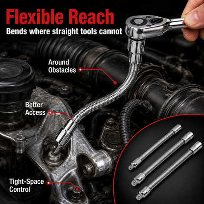🔥Hot Sale 49% OFF🔥Flexible Socket Extension Bar Set