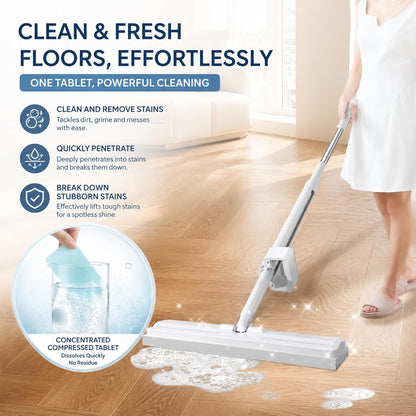 ⚡Hot Sales 40% OFF🔥Multiple Effect The Floor Clean Tablets for Mopping, Quick Shine Cleaner