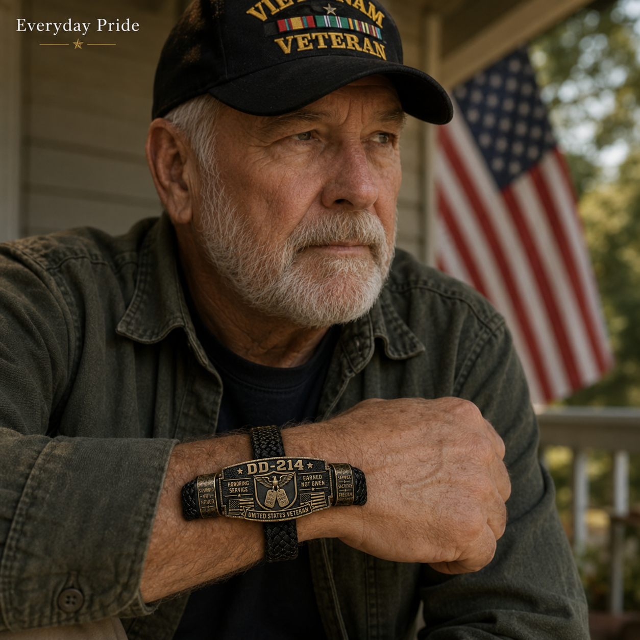 DD-214 Veteran Honor Bracelet 🎖️ Service Earned. Honor Worn.