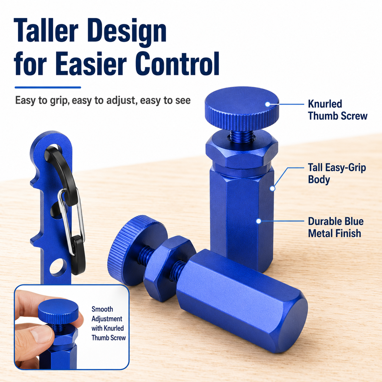 Tall Stair Gauges for Framing Square with Holder and Hook
