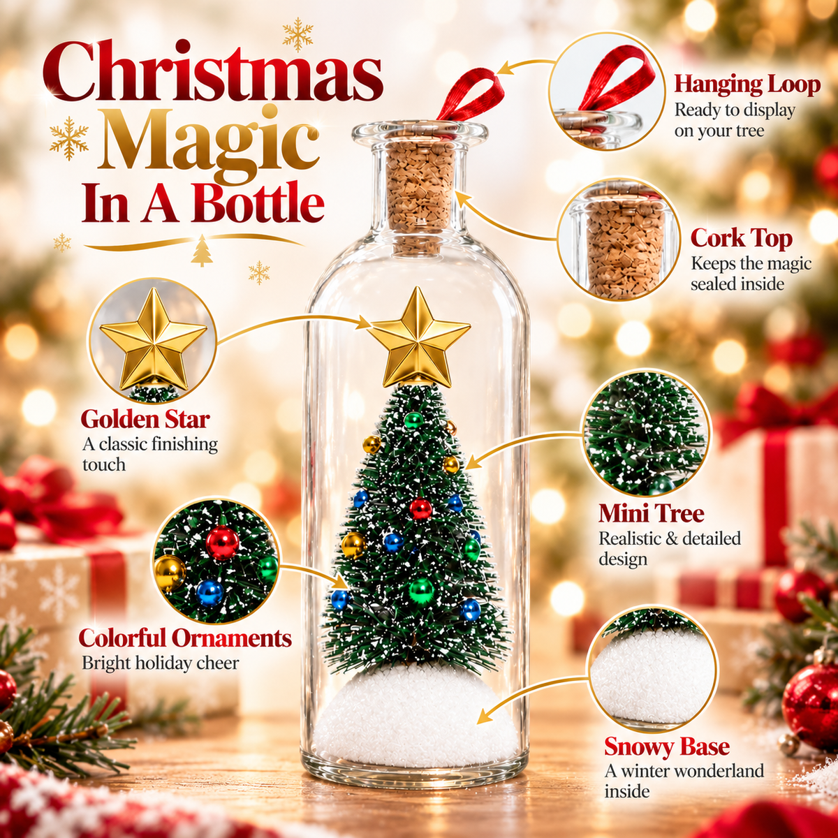 🎄Christmas Sale 49% OFF🎄Magical Christmas Tree in a Bottle Ornament