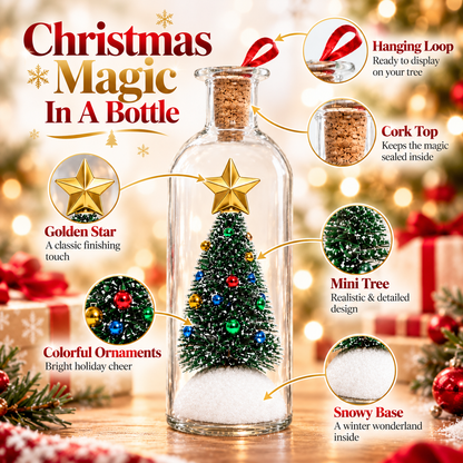 🎄Christmas Sale 49% OFF🎄Magical Christmas Tree in a Bottle Ornament