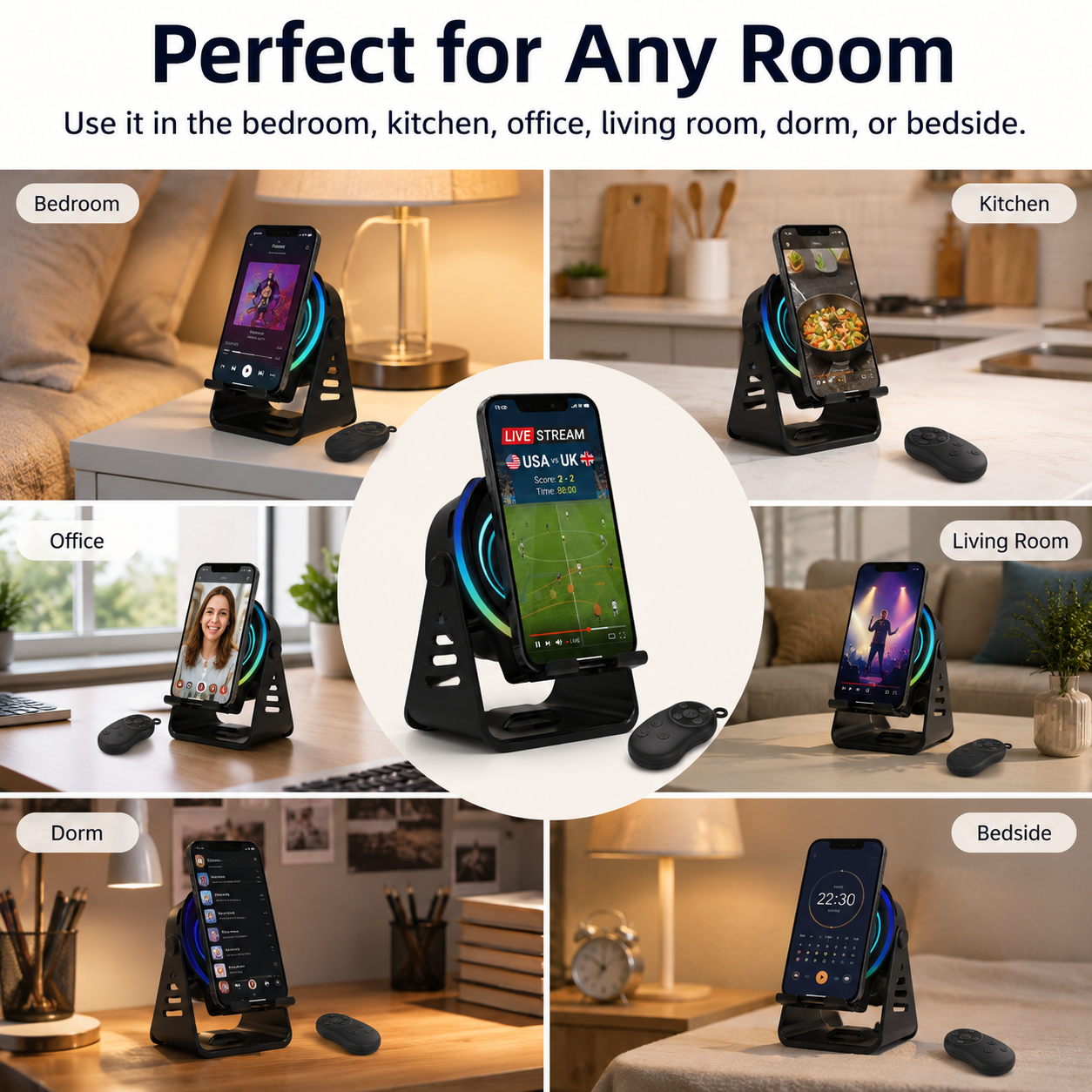 🔥Hot Sale 49% OFF🔥Wireless Speaker Stand with Remote