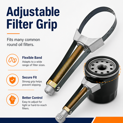 🔥Hot Sale 49%OFF🔥Universal Adjustable Oil Filter Wrench