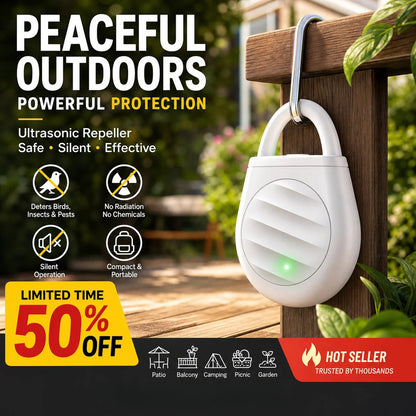 🐦No more trouble from birds, beasts and locusts！🦟Portable Ultrasonic Bird Repellent Keychain