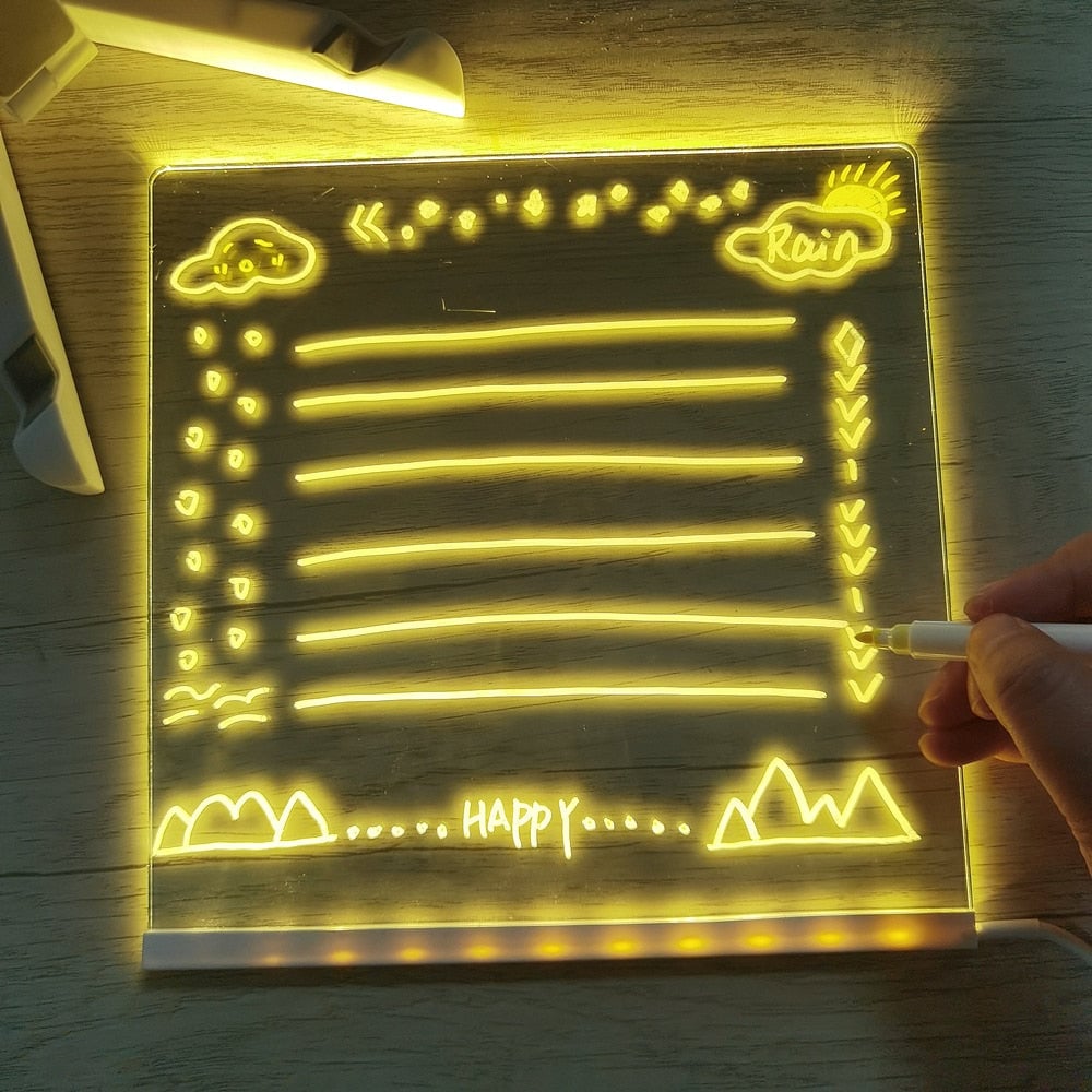 ✨LAST WEEK SPECIAL PRICE: ⏳🎨Luminous Led Drawing Board For Children