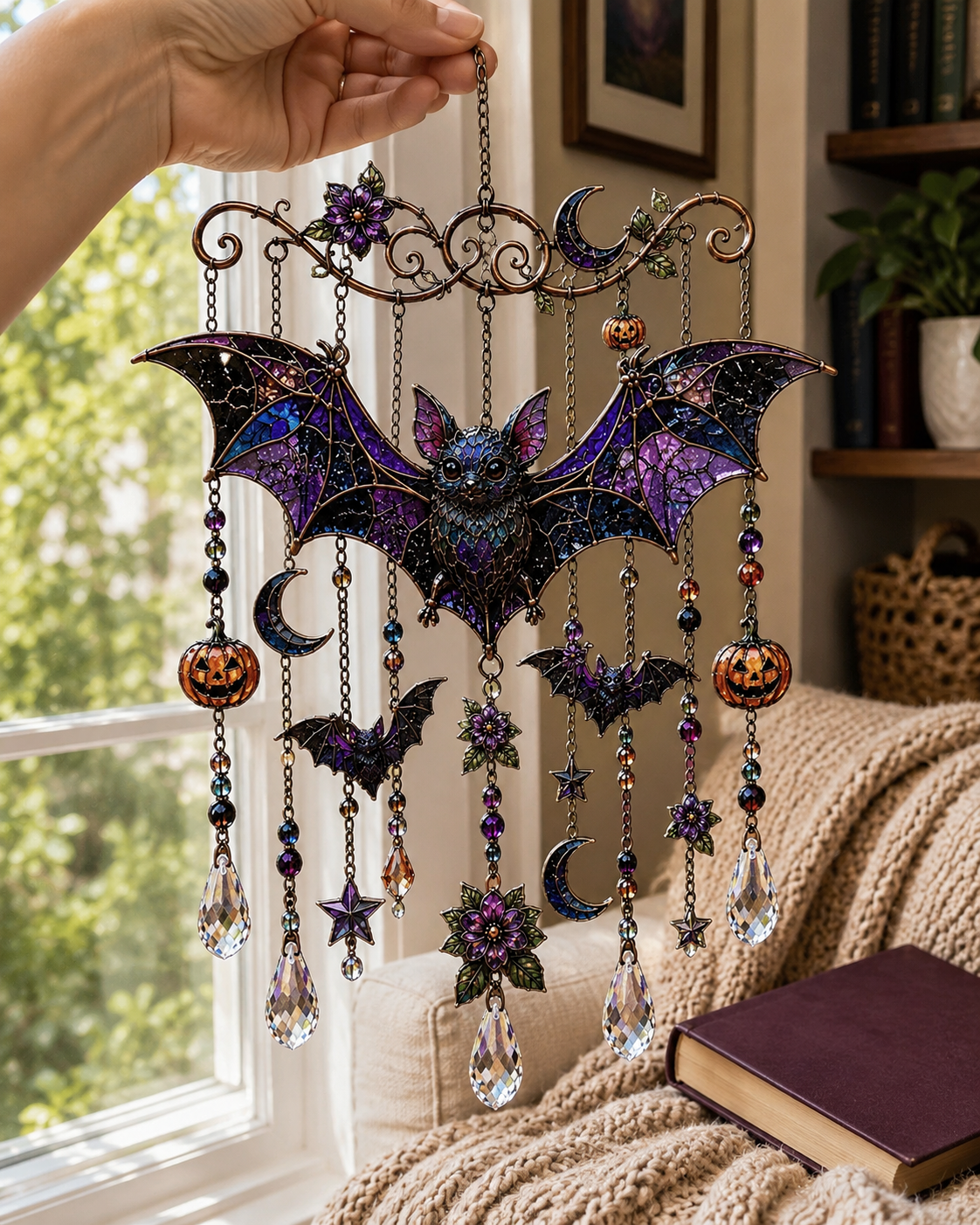 🔥Hot Sale 49% OFF🎃Halloween Suncatcher Wind Chime
