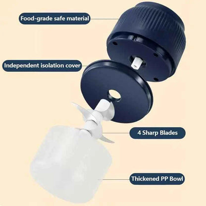 🔥Hot Sale 49% OFF🔥⚡ Cordless Mini Food Chopper – Chop, Mince & Blend in Seconds