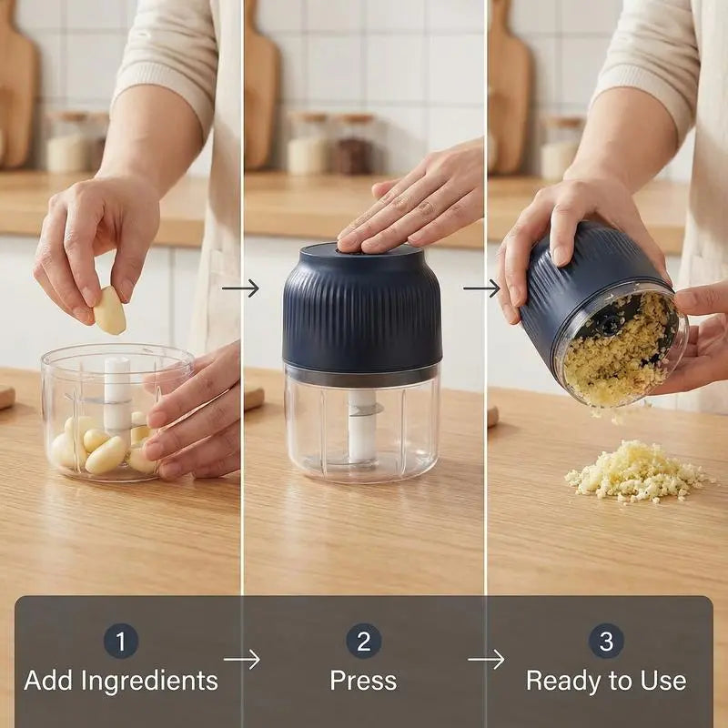 🔥Hot Sale 49% OFF🔥⚡ Cordless Mini Food Chopper – Chop, Mince & Blend in Seconds