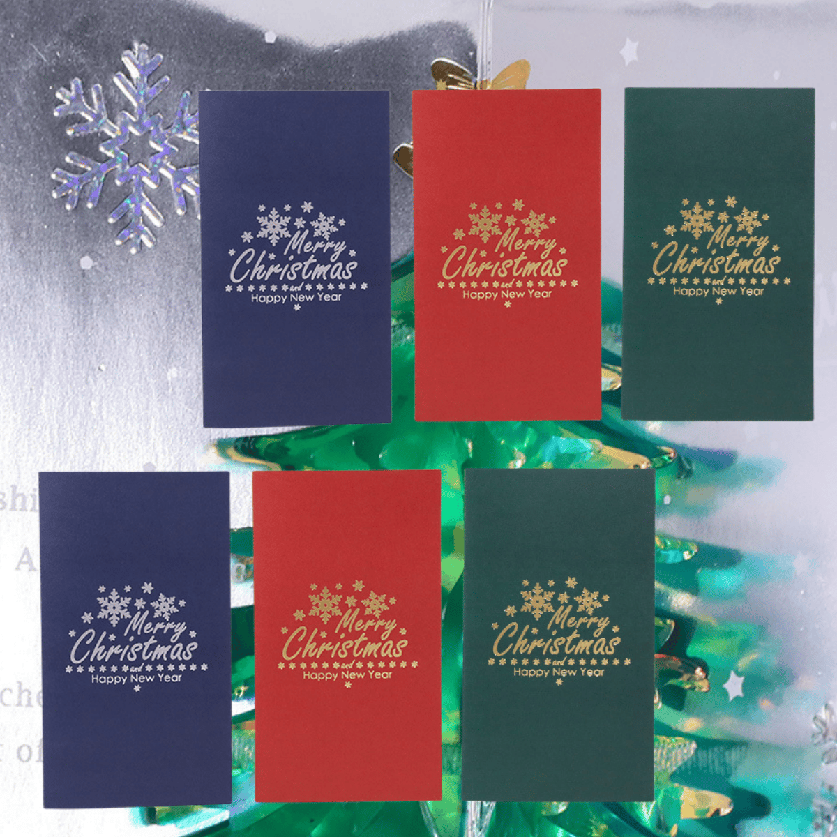 Early Christmas Sale - 3D Pop-Up Christmas Handmade Greeting Cards with Envelope