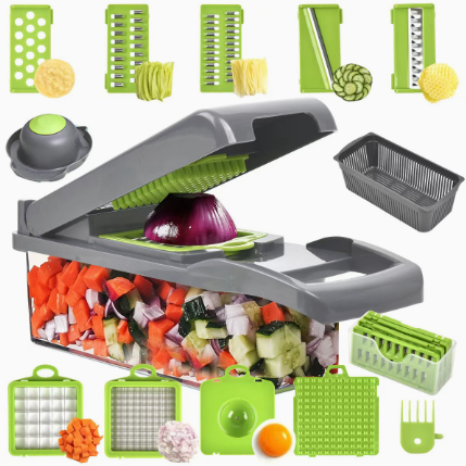 🔥Hot Sale 50% OFF-15-in-1 Vegetable Cutter & Chopper