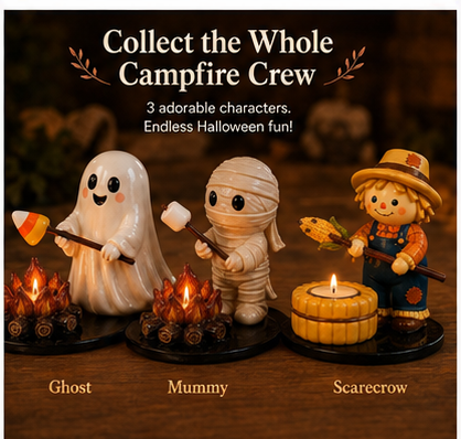 🔥LAST DAY 50% OFF👻 Ghost Roasting Marshmallow Tea Light Holder 🔥