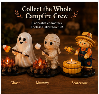 🔥LAST DAY 50% OFF👻 Ghost Roasting Marshmallow Tea Light Holder 🔥