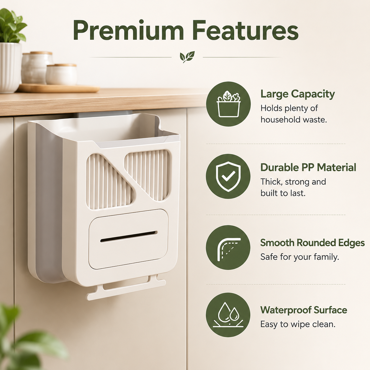 🔥LAST DAY 50% OFF🔥Wall-Mounted Trash Bin with Bag Dispenser