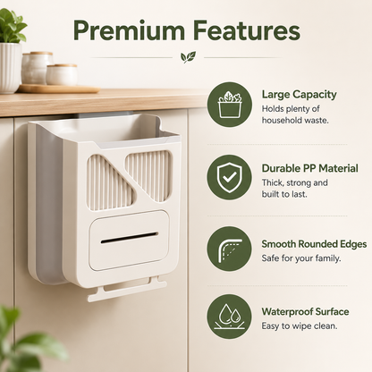 🔥LAST DAY 50% OFF🔥Wall-Mounted Trash Bin with Bag Dispenser