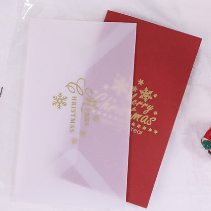 Early Christmas Sale - 3D Pop-Up Christmas Handmade Greeting Cards with Envelope