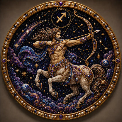 49% OFF – ✨ Premium 3D Pearl 12 Zodiac Signs Art Kit | Luxury Flocked Canvas with Scratch-Resistant Non-Fading Pearl Beads DIY Handmade Astrology Decor ♈🌙💎