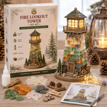 ⏳ Last Day 42% OFF – 🚒 Beginner-Friendly Vintage Firehouse Mosaic Light DIY Kit Collection | Complete Kit with Mosaic Pieces, LED Lights & Step-by-Step Guide Included 💕