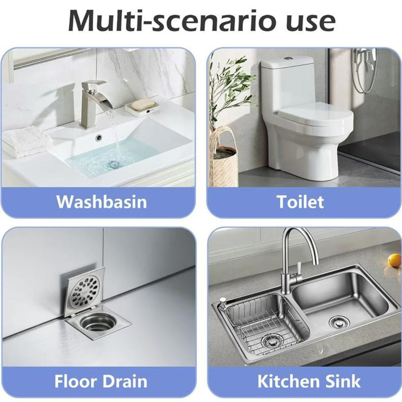 1 Count Toilet Clog Remover Tool, One-Piece Design Drain Cleaner for Kitchens