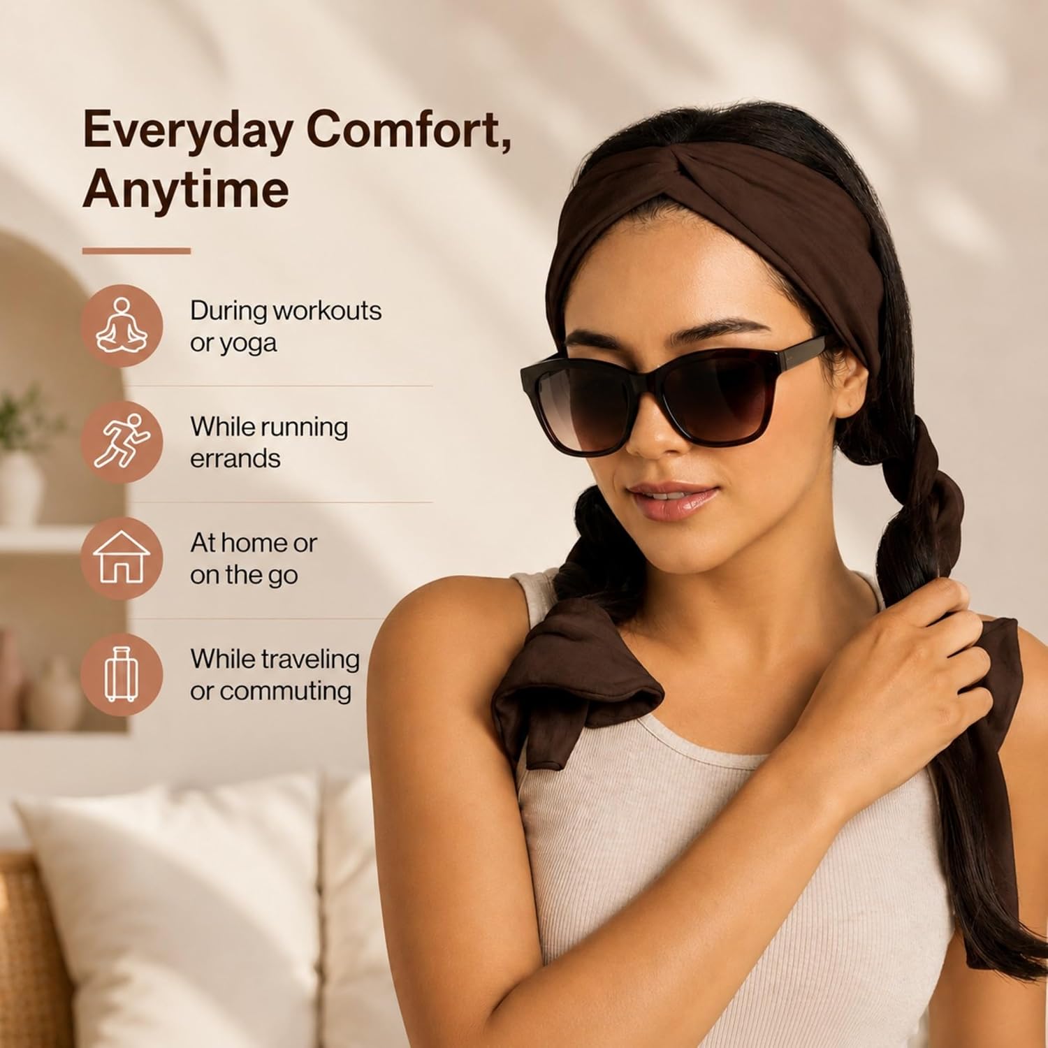 🎖️Heatless Curling Headband Active Wave Styling Wrap