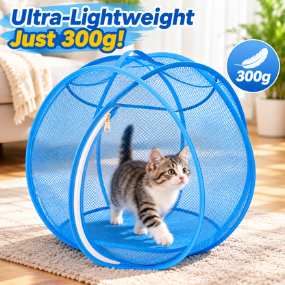 🐾 Foldable Breathable Mesh Pet Tent