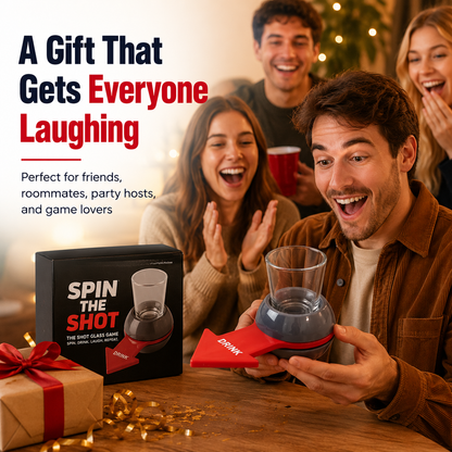 🔥Last Day 49% OFF✨Spin The Shot – Fun Party Drinking Game
