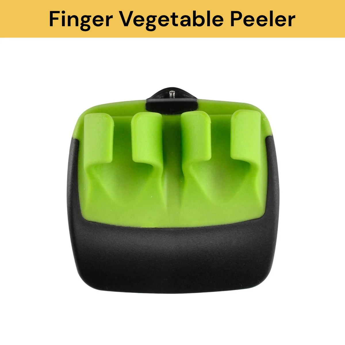 Finger Vegetable Palm Peeler Kitchen Fruit Potato Peeler with Comfortable Rubber Finger Grip