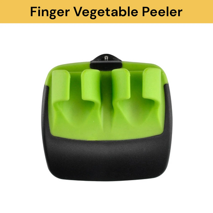 Finger Vegetable Palm Peeler Kitchen Fruit Potato Peeler with Comfortable Rubber Finger Grip