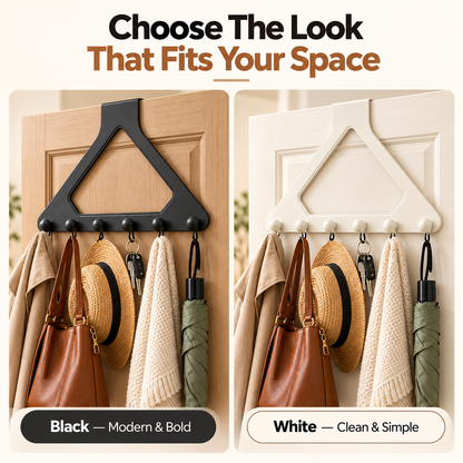 🔥Hot Sale🔥6-Hook Over the Door Organizer