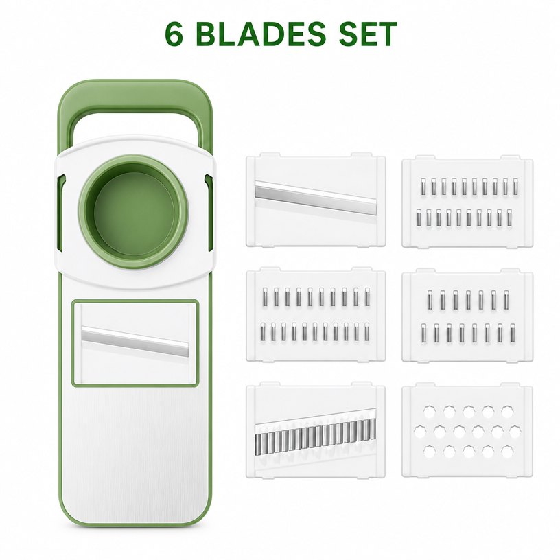 🔥Hot Sale 50% OFF🔥6-in-1 Stainless Steel Vegetable Slicer