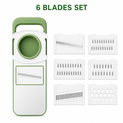 🔥Hot Sale 50% OFF🔥6-in-1 Stainless Steel Vegetable Slicer