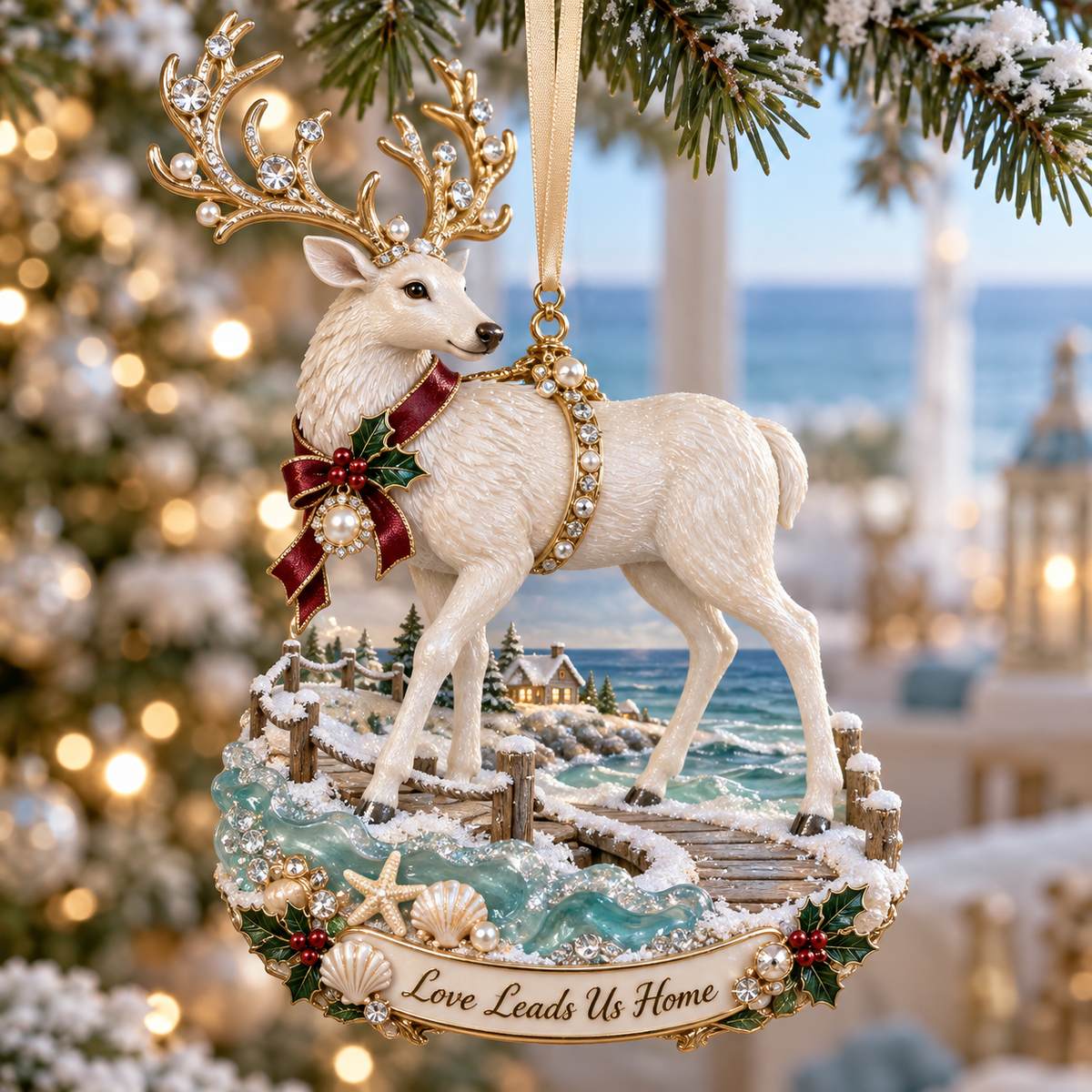 Coastal Christmas Magic Christmas tree ornaments