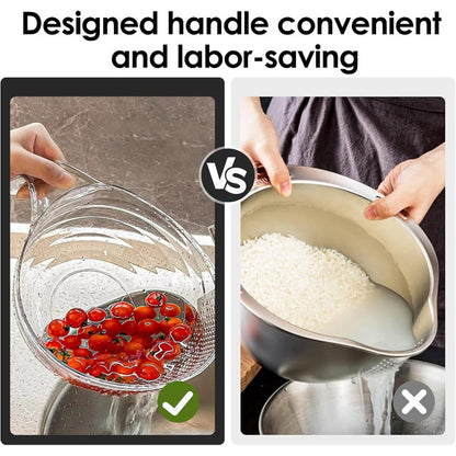 🔥50% OFF!Effortless Pouring Drain Basket