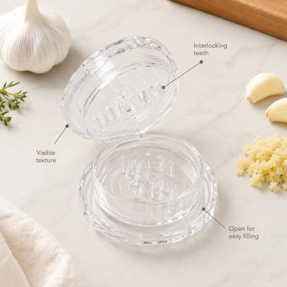 🔥Hot Sale 50% OFF🔥2PCS Clear Manual Garlic Twister and Ginger Mincer Tool