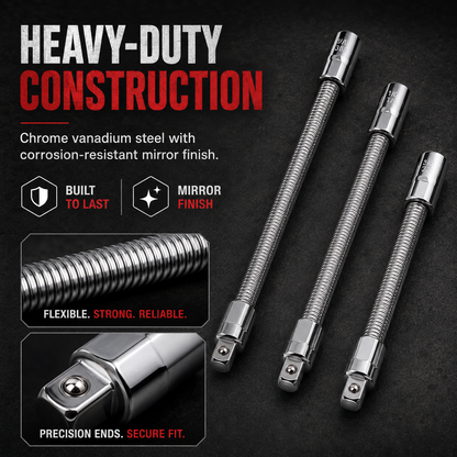 🔥Hot Sale 49% OFF🔥Flexible Socket Extension Bar Set