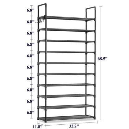 3-10-Tier Shoe Organizer