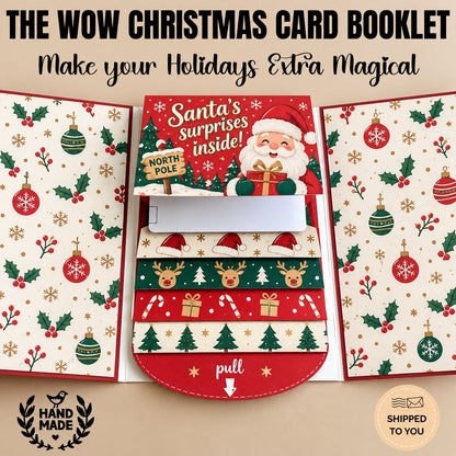 🎄Christmas Sale 49% OFF🎄Waterfall Christmas Gift Card Booklet