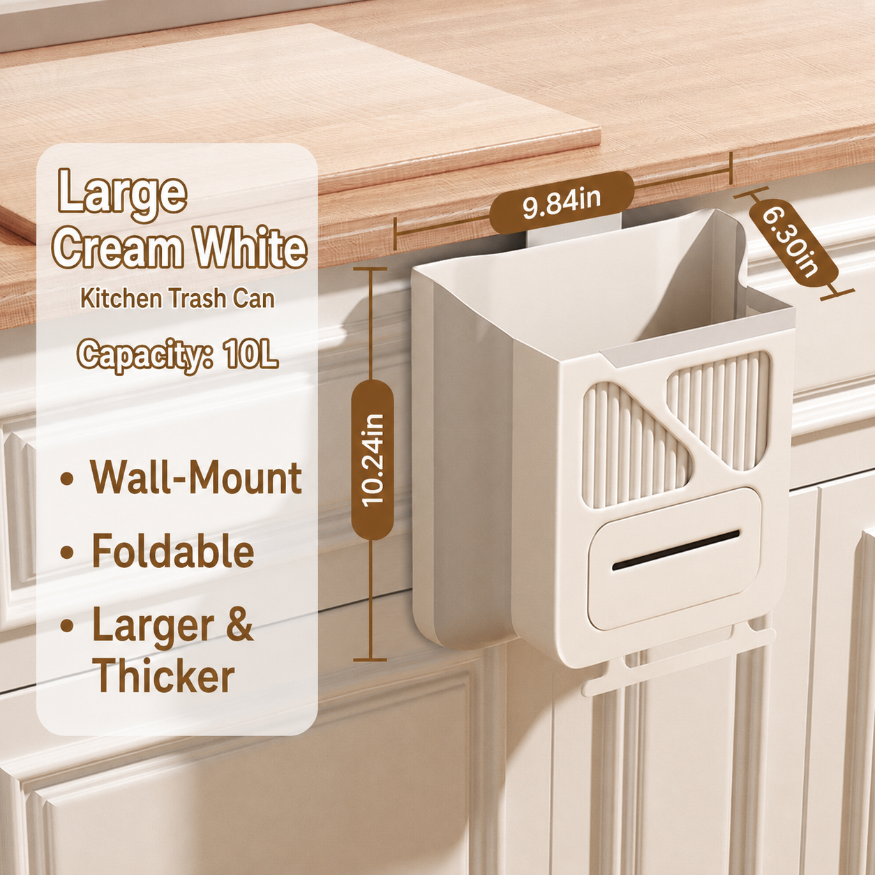 🔥LAST DAY 50% OFF🔥Wall-Mounted Trash Bin with Bag Dispenser