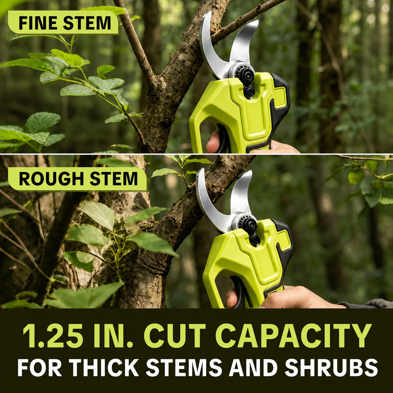 🔥Hot Sale 50% OFF🔥 Cordless Electric Pruning Shears – 1.25' Cutting Capacity