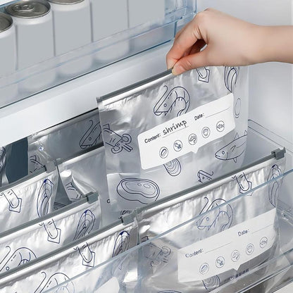 30PCS 2026 Reusable Aluminum Foil Food Storage Bags