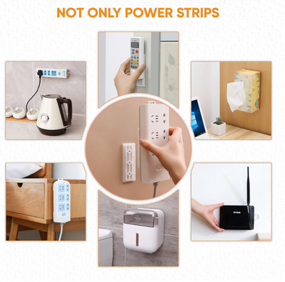 🔥Hot Sale 50% OFF🔥No-Drill Multi-Purpose Power Strip Holder